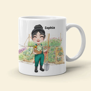 I Might Be Vegan But I Still Love A Sausage - Personalized Vegan Gardening Mug - Gift For Vegan - Coffee Mug - GoDuckee