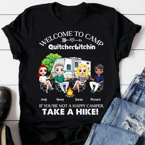 Personalized Camping Shirt - If You're Not A Happy Camper, Take A Hike - Shirts - GoDuckee