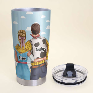 Personalized Couple Tumbler Cup - You've Got A Love In Me - Beast and Beauty - Tumbler Cup - GoDuckee