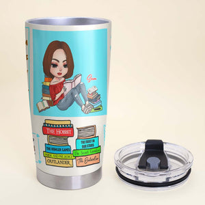 That's What I Do, Personalized Tumbler, Gift For Book Lover - Tumbler Cup - GoDuckee