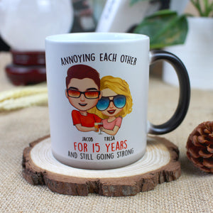 Couple Annoying Each Other And Still Going Strong - Personalized Magic Mug - Magic Mug - GoDuckee
