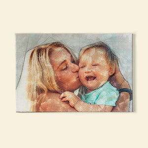 Family Mother's Day & Father's Day - Personalized Wall Art - Gift For Mom/Dad - Poster & Canvas - GoDuckee