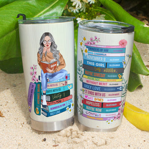 Reading Girl 02HUHU300123 Personalized Tumbler - Tumbler Cup - GoDuckee