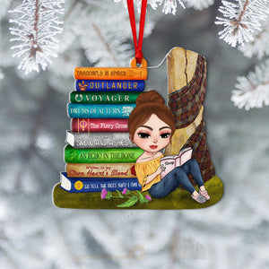 Outlander Girl Reading, Personalized Acrylic Ornament bao0811 - Ornament - GoDuckee