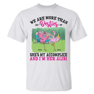 Personalized Gifts For Besties, We Are More Than Besties Flamingo, Custom Camping Shirts - Shirts - GoDuckee