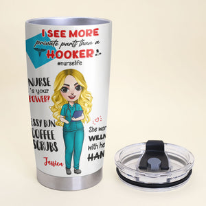 Personalized Nurse Tumbler Cup - World's Best Nurse, Nurselife Fol9-Vd2 - Tumbler Cup - GoDuckee