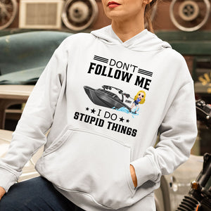 Wakeboarding Don't Follow Me - Personalized Shirts - Shirts - GoDuckee