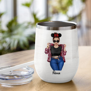 50 Years Of Being Awesome Personalized Age Wine Tumbler Gift For Her - Wine Tumbler - GoDuckee