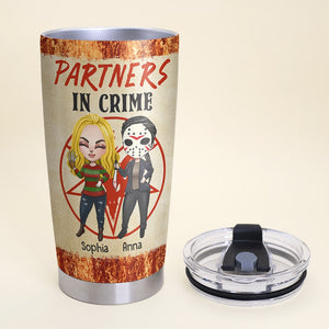 If I Go To Hell At Least I'll Be With All My Bestie Personalized Friends Tumbler, Gift For Friends - Tumbler Cup - GoDuckee