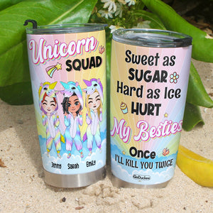 Unicorn Squad, Personalized Tumbler, Funny Gifts For Bestie - Tumbler Cup - GoDuckee