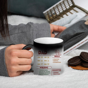 best dungeons exploring dragons slaying dad Personalized Magic Mug Gift For Dad - Magic Mug - GoDuckee