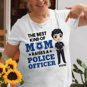 Police The Best Kind Of Mom Raises A Police Officer Personalized Shirt Gift For Mother's Day - Shirts - GoDuckee