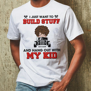 Personalized Gifts For Grandparents, built stuff and hang out with my grandkids, Custom Shirts - Shirts - GoDuckee