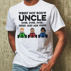 Personalized Father's Day Gifts, Best hot rod Grandpa ever, Just ask Custom Kids Shirts - Shirts - GoDuckee