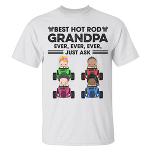 Personalized Father's Day Gifts, Best hot rod Grandpa ever, Just ask Custom Kids Shirts - Shirts - GoDuckee