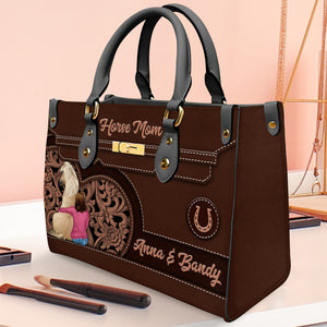 Horse Mom Leather Bag - Leather Bag - GoDuckee