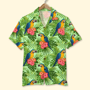 Parrot Hawaiian Shirt, Aloha Shirt, It's 5 O'clock Somewhere, Gift For Summer - Hawaiian Shirts - GoDuckee
