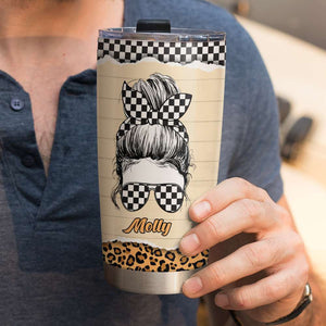 Personalized Racing Girl Tumbler - You Can Keep Your Stilettos Drive Your Fancy Cars - Tumbler Cup - GoDuckee