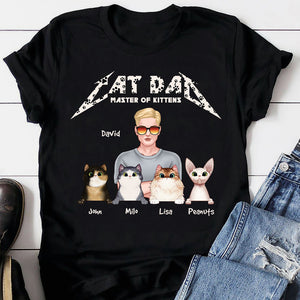 Master Of Kittens - Personalized Shirts - Gift For Dad/Mom - Shirts - GoDuckee