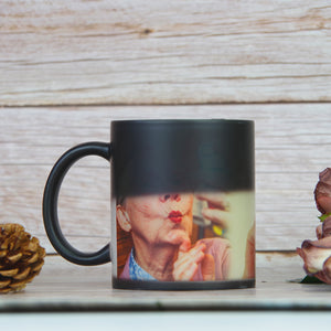 Custom Photo Magic Mug, Gift For Mom, Grandma - Magic Mug - GoDuckee
