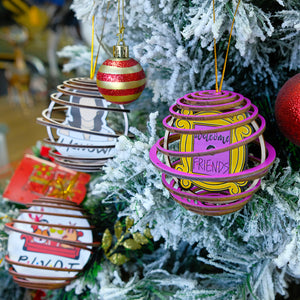 Personalized Friends 3D Dual Spiral Ornament, Christmas Tree Decor - Ornament - GoDuckee