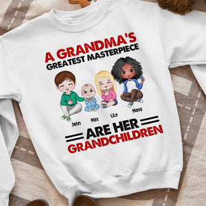 A Grandma's Greatest Masterpiece T-shirt Hoodie Sweatshirt - Shirts - GoDuckee