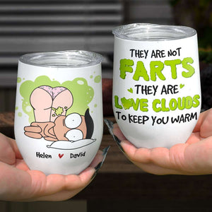 They Are Not Farts, Gift For Couple, Personalized Tumbler, Funny Couple Tumbler, Anniversary Gift - Coffee Mug - GoDuckee