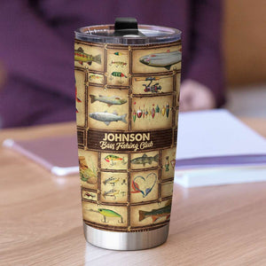 Colorful Fish - Personalized Fishing Tumbler Cup - Tumbler Cup - GoDuckee