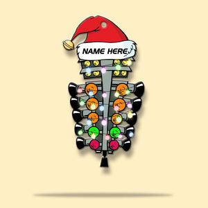 Drag Strip Tree Light - Personalized Christmas Ornament For Car Racer - Ornament - GoDuckee