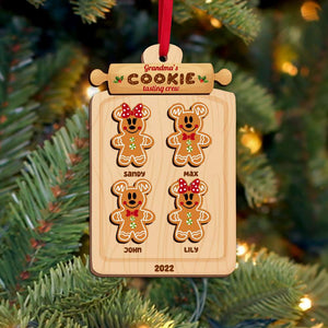 Personalized Gingerbread Grandma's Cookies Ornament, Christmas Tree Decor - Ornament - GoDuckee