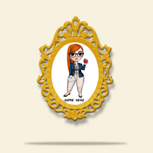 Mirror Mirror On The Wall - Personalized Teacher Christmas Ornament - Funny Gift For Teacher - Ornament - GoDuckee