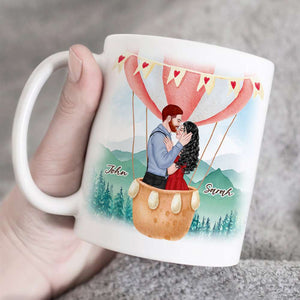 Anything Is Possible, Gift For Couple, Personalized Tumbler, Couple Kissing Tumbler, Anniversary Gift - Coffee Mug - GoDuckee