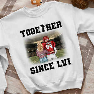 Football Couple 06BHTN110123TM Personalized Shirt - Shirts - GoDuckee