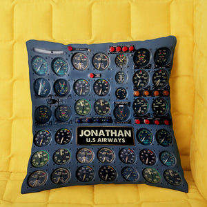 Pilot Flight Instruments - Personalized Pillow - Pillow - GoDuckee