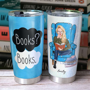 Girl Book Lover 01HUHN160123TM Personalized Tumbler - Tumbler Cup - GoDuckee