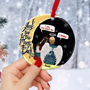 Still Talk About You - Personalized Christmas Ornament - Memorial Gift Of My Husband - Ornament - GoDuckee
