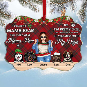 I'm Mama Paw Personalized Benelux Ornament, Christmas Gift For Dog Mom - Ornament - GoDuckee