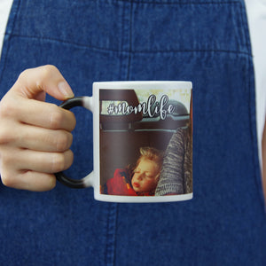 Mom & Daughter/Son - Custom Photo Magic Mug - Magic Mug - GoDuckee