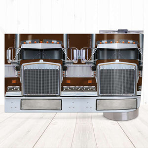 Personalized Trucker Tumbler Cup Custom Truck Color - Tumbler Cup - GoDuckee