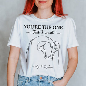 You Are The One That I Want, Personalized Horse Girl Shirt - Shirts - GoDuckee