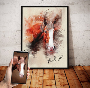 Custom Pet Wall Art , Love Family, Pet Painting 01 - Poster & Canvas - GoDuckee