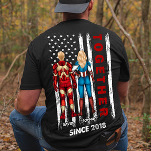 Super Couple, Together Since Personalized Shirt - Gift For Couple - Shirts - GoDuckee