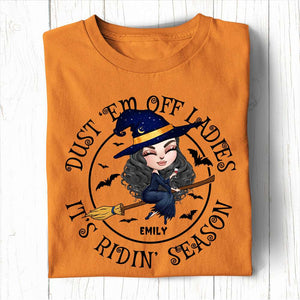 Witch Dust'Em Off Ladies It's Ridin' Season - Custom Shirts - Shirts - GoDuckee