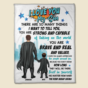 Trust In Yourself No Matter How Hard The Roads Ahead Seems Personalized Blanket, Gift For Your Child - Blanket - GoDuckee
