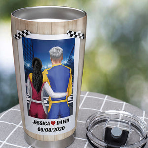 Personalized Racing Couple Tumbler - No Better Memories Than The Ones Created At The Race With My Husband - Tumbler Cup - GoDuckee