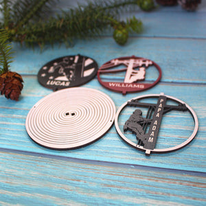 Lineman On The Pole SORMHC Personalized 3D Ornament - Ornament - GoDuckee