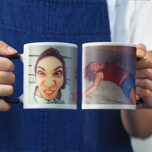 Hilarious Girl Custom Photo Magic Mug - Funny Gift for Friends, Family Members,... - Magic Mug - GoDuckee