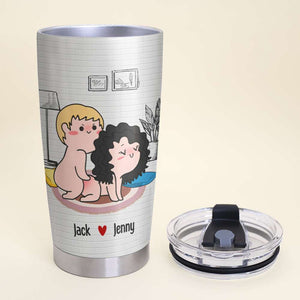 Roses Are Red The Morning Is Foggy Personalized Couple Pillow, Blanket, White Mug, Tumbler, Gift For Couple - Pillow - GoDuckee