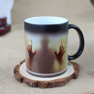Horror Movie Behind The Door, Magic Mug, Gifts for Horror Fans - Magic Mug - GoDuckee