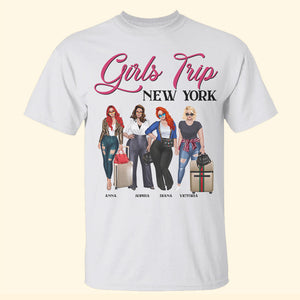 Girls Trip Personalized Shirt Gift For Friends Traveling Girls - Shirts - GoDuckee